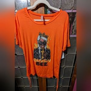 Lil' Kim Queen Bee Orange TShirt